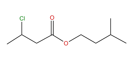 Isopentyl 3-chlorobutanoate